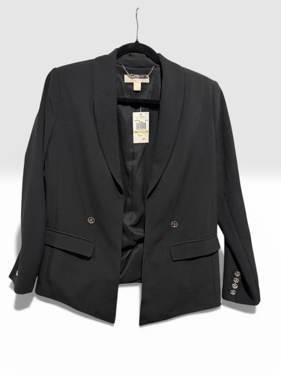 Michael Kors Jackets & Blazers - Michael Kors Black Shawl Collar Double Button Blazer Size 4